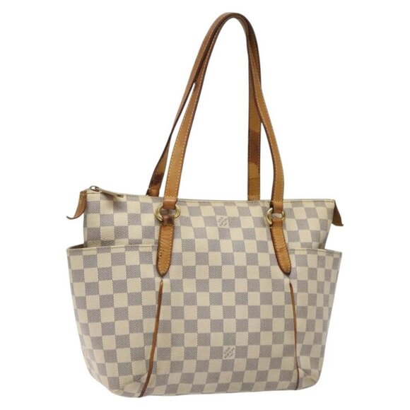 LOUIS VUITTON Damier Azur Totally PM Tote Bag N51261 LV Auth 122998 - Picture 2 of 16